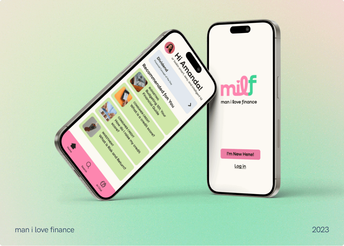 man i love finance (milf)